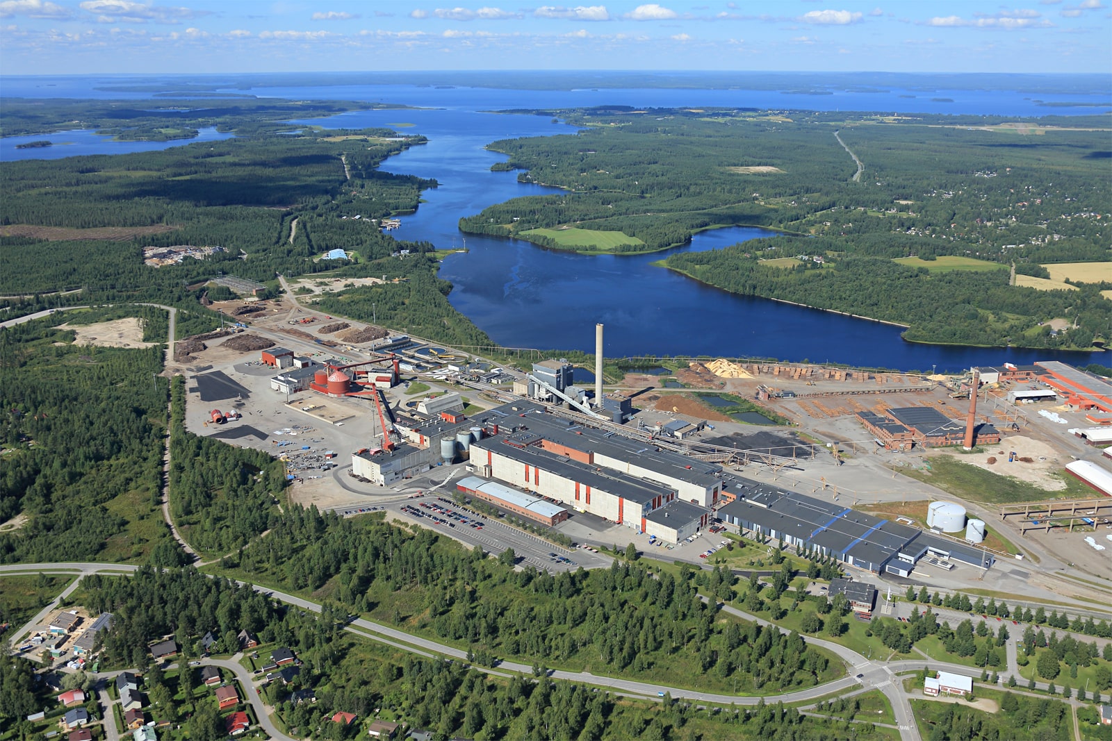 Aerial view from Renforsin Ranta